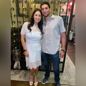 Lulus Remarkable White Lace Dress